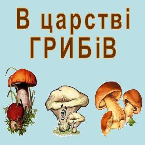 шапкові гриби | PPT