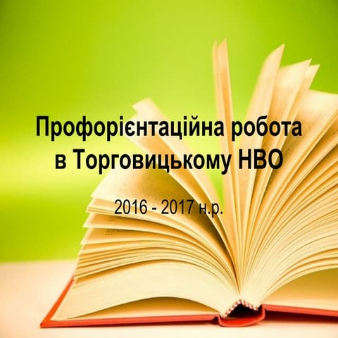 профорієнтаційна робота в торговицькому нво