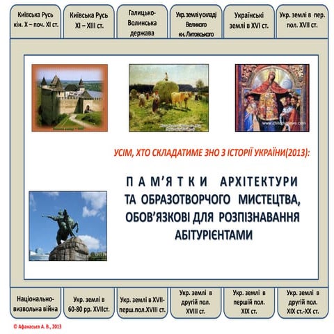 Пам'ятки архітектури та мистецтва