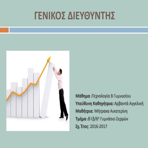 Γενικός διευθυντής