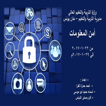 امن المعلومات الشخصية