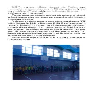 шкільна футзальна ліга