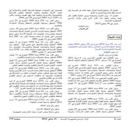 النظام الأساسي الخاص بسلك المرشدين التطبيقيين 