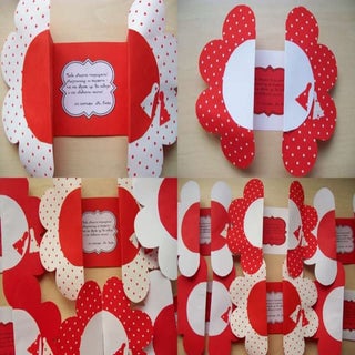 Картичка-цвете