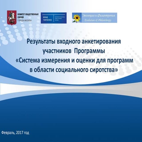 Результаты входного анкетирования в программу ПИОН