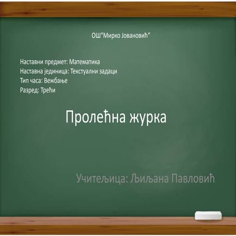 пролећна журка | PPT