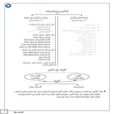 التأمين ورياضياته