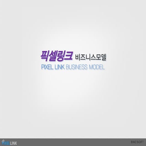픽셀링크 팀 과 비지니스 모델