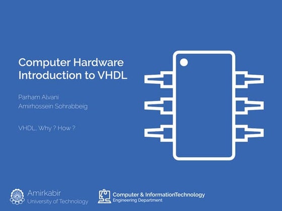 Vhdl | PPT