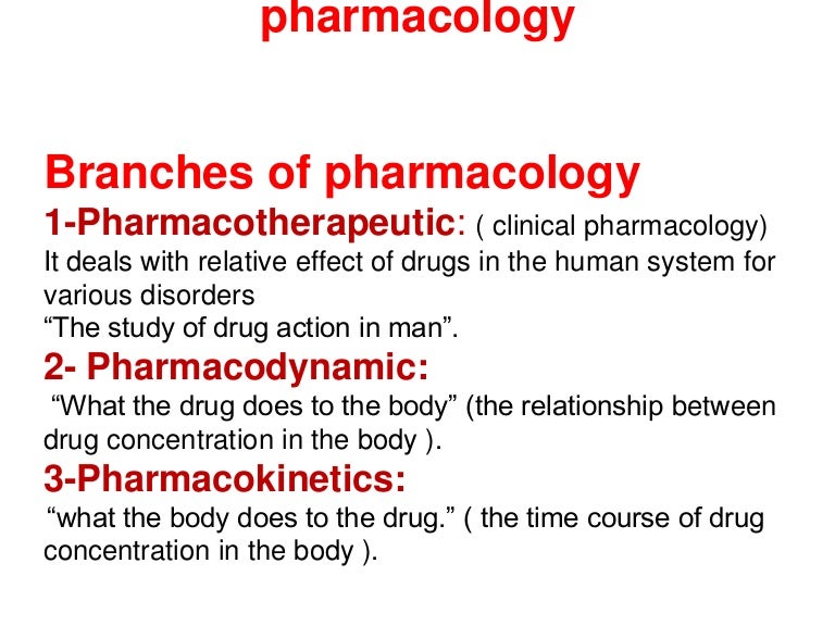pharmacology
