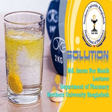 Solution (Chemistry) MANIK 