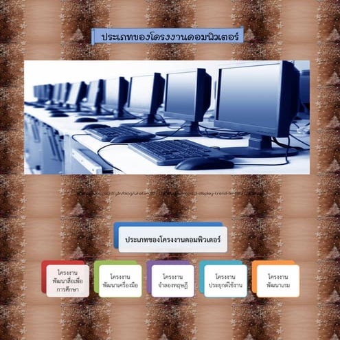 ประเภทของโครงงานคอมพิวเตอร์