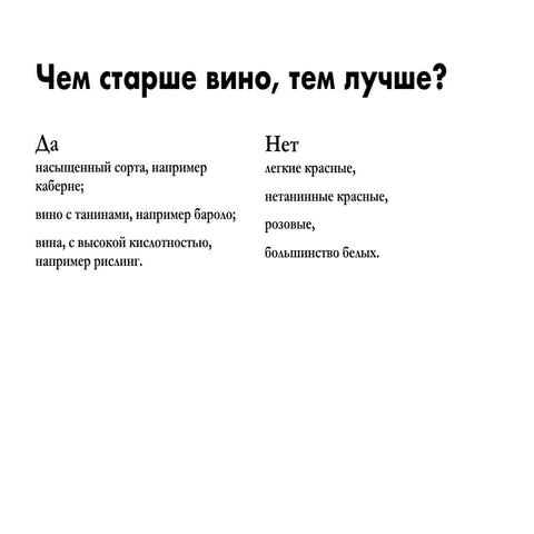 Бар «Хороший год» о винных мифах | PPT