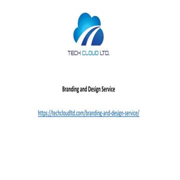 Branding and Design Service | TechCloud Ltd
