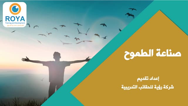 صناعة الطموح