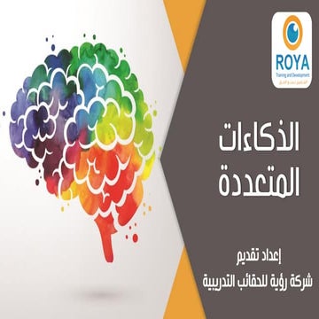 الذكاءات المتعدده