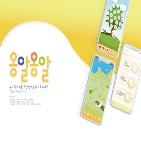 UX service design '옹알옹알' APP