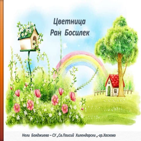 Цветница,Ран Босилек | PPT
