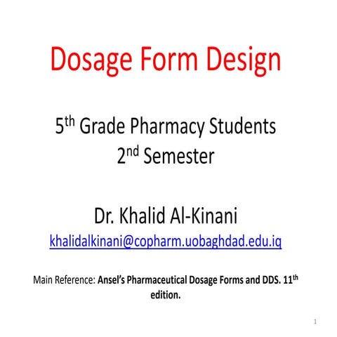 Introduction to Drugs and Pharmacy | PDF