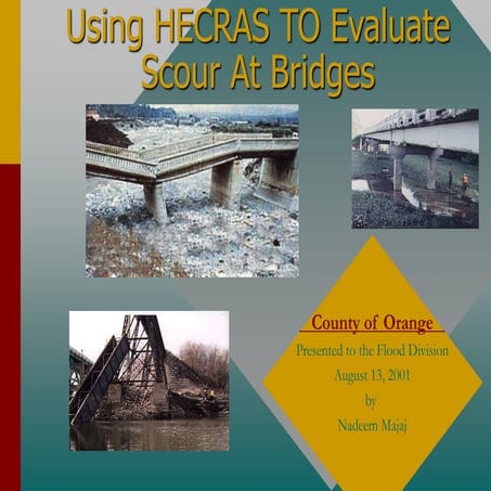 Scour around bridge piers | PPTX
