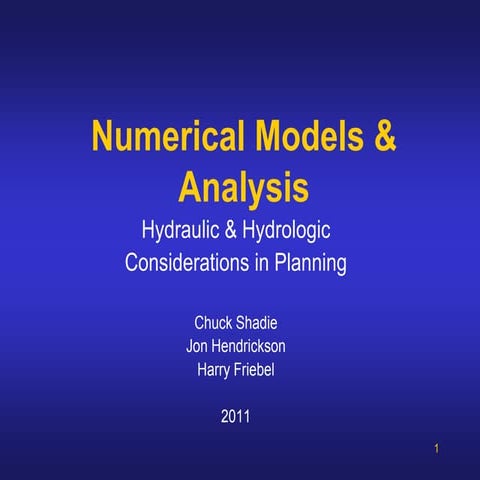  Numerical Model Analysis 