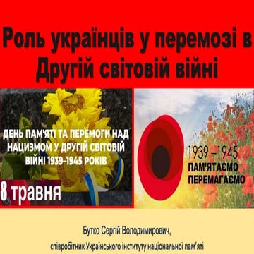 Роль українців у перемозі в Другій світовій війні