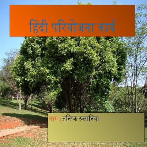 हिंदी परियोजना कार्य का वर्णन इस प्रस्तुति में ह .pptx