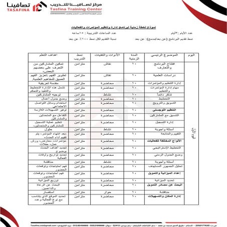 تنظيم الفعاليات والموتمرات.pdfاااااااااا