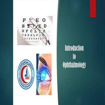Ophthalmological notes for dental students