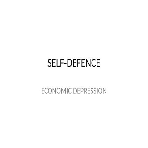 經衰自保術 Self-defence Under Economic Depression