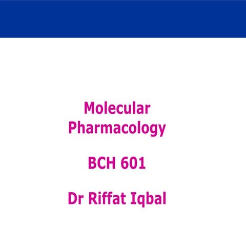 molecular phharmacology sub-type of pharmacology.pptx