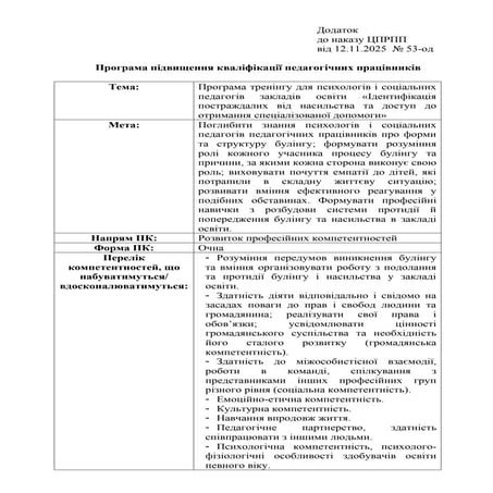 Про затвердження тренінгу про булінг –.docx