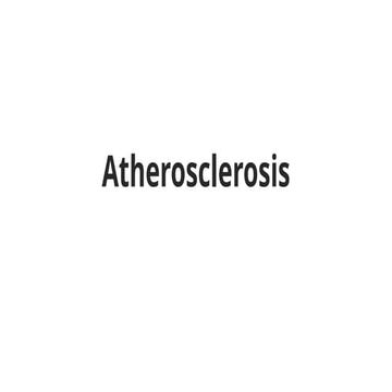 Atherosclerosis / areteriosclerosis of heart arteries.pdf