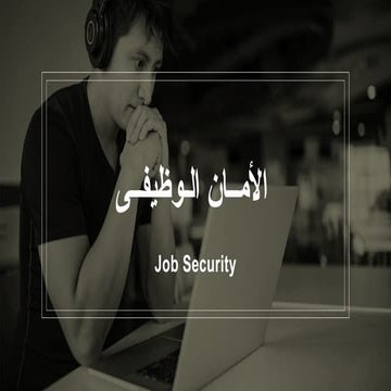 Comprehensive Insights into Job Security and Employee Stability | PPTX