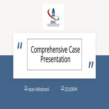Comprehensive Case Presentation on Intracerebral Hemorrhage Management ...