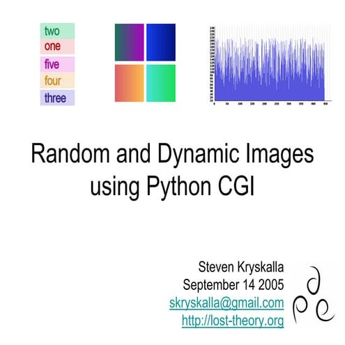 Random And Dynamic Images Using Python Cgi | PPT