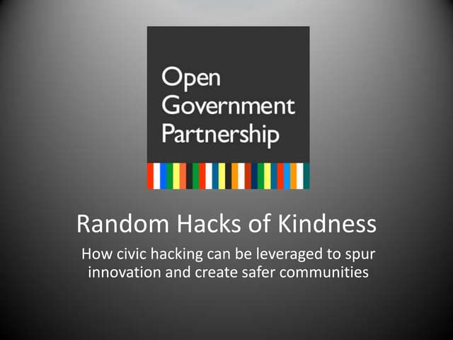 Random Hacks of Kindness