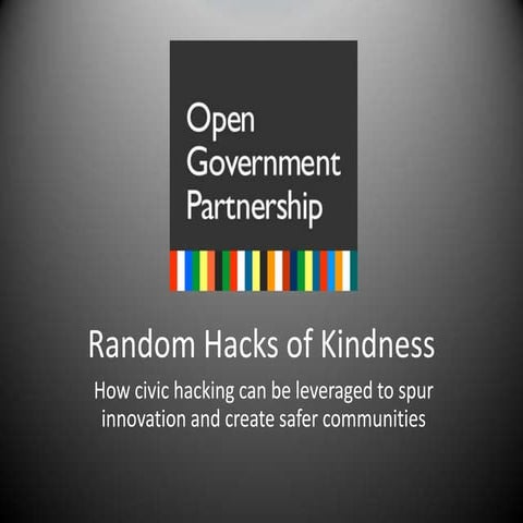 Random Hacks of Kindness