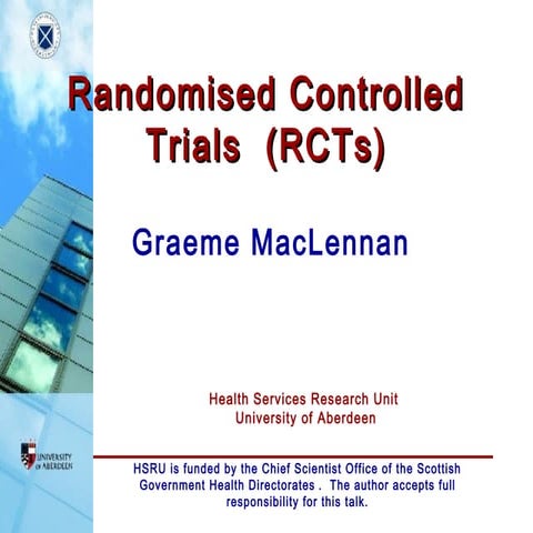 Randomized controlled trial | PPT