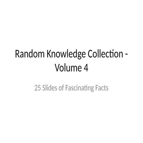 Fun facts | PPTX