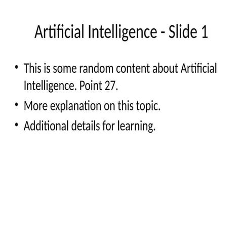 Comprehensive Insights into Artificial Intelligence Concepts and ...