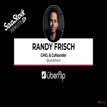 Randy Frisch - Your marketing plans are now irrelevant: Adapting to what the ...