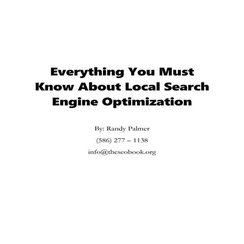 Learn The Basics of Search Engine Optimization 