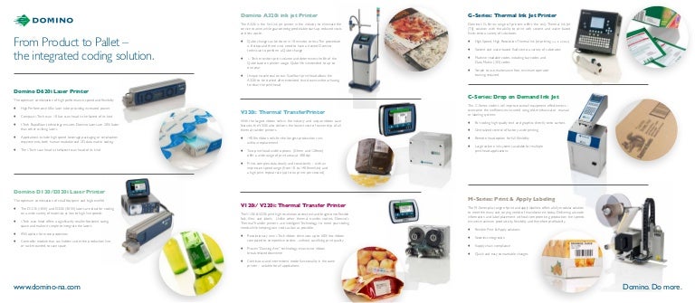 domino thermal printer