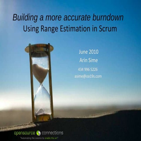 Range estimation in Scrum