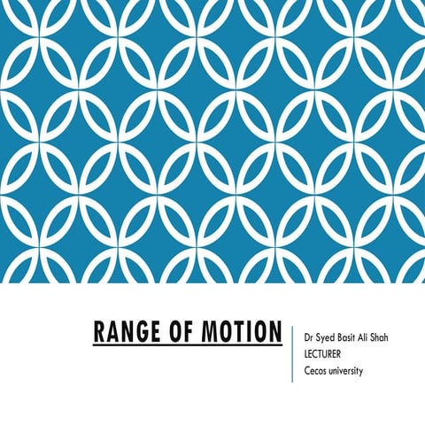 Range of Motion exercises physiotherapy therapeutic exercises .pptx