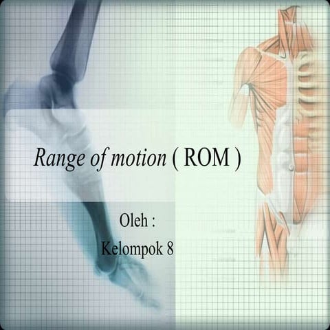 Range of motion ( ROM ) by Verar