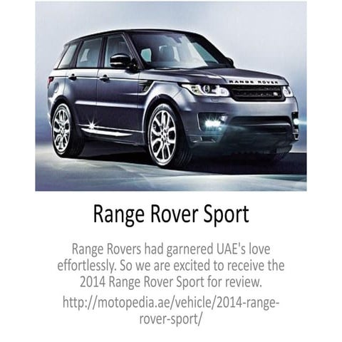 Range rover sport | PDF