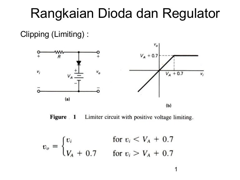 Rangkaian Dioda Dan Regulator