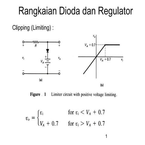 Rangkaian dioda dan regulator